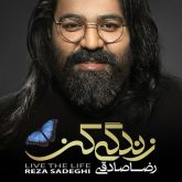 کاور آلبوم زندگی کن از رضا صادقی
