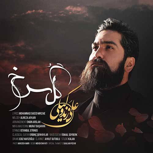 کاور آهنگ گل سرخ از علی زندوکیلی