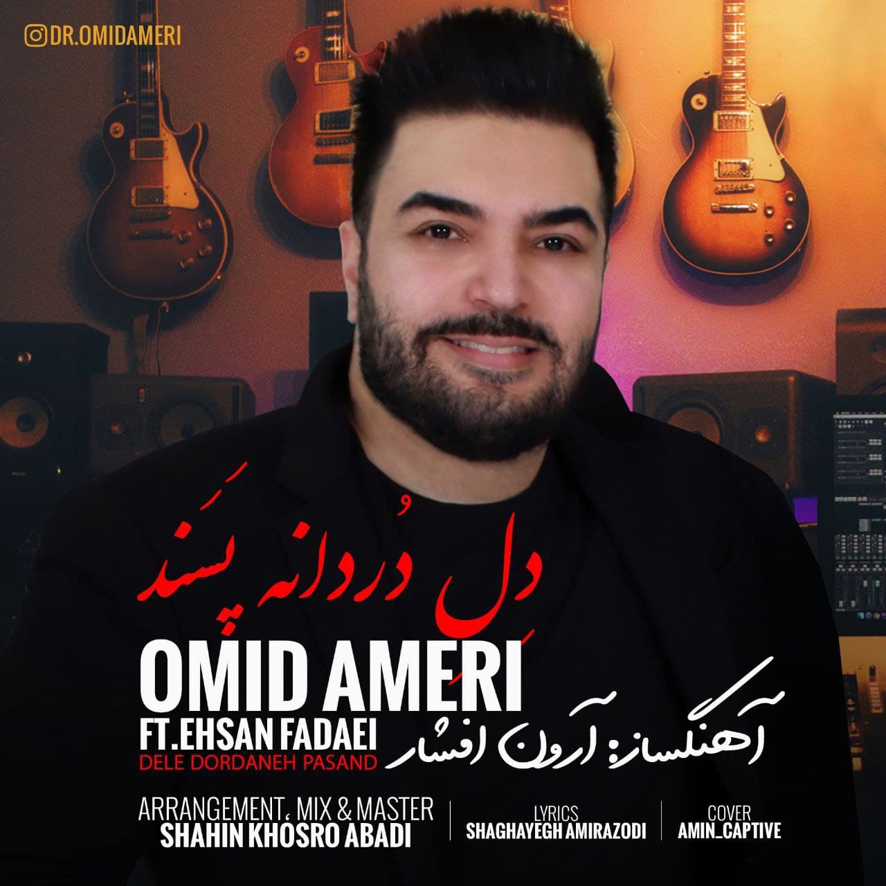 کاور آهنگ دل دردانه پسند از امید آمری و احسان فدایی
